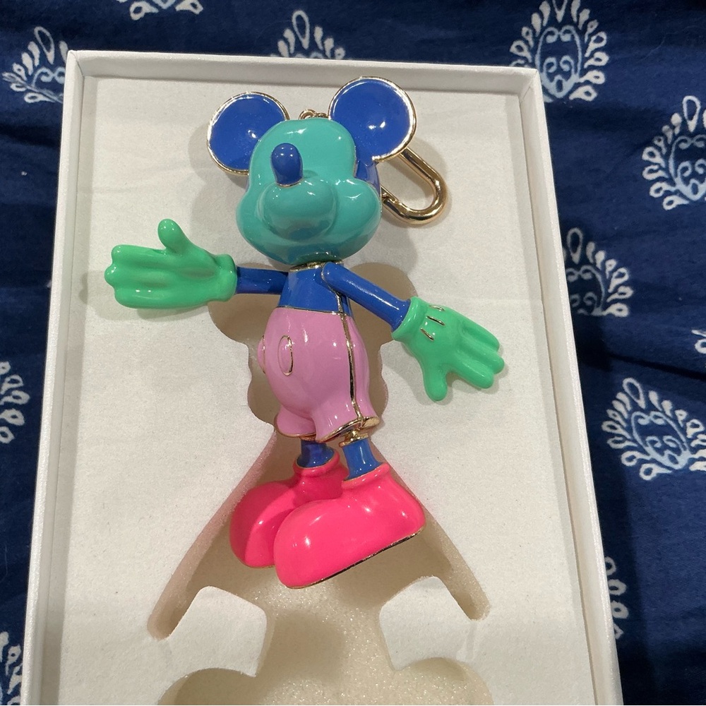 MOVEABLE BAUBLEBAR MICKEY BAG CHARM HEAD AND LIMBS MOVE
